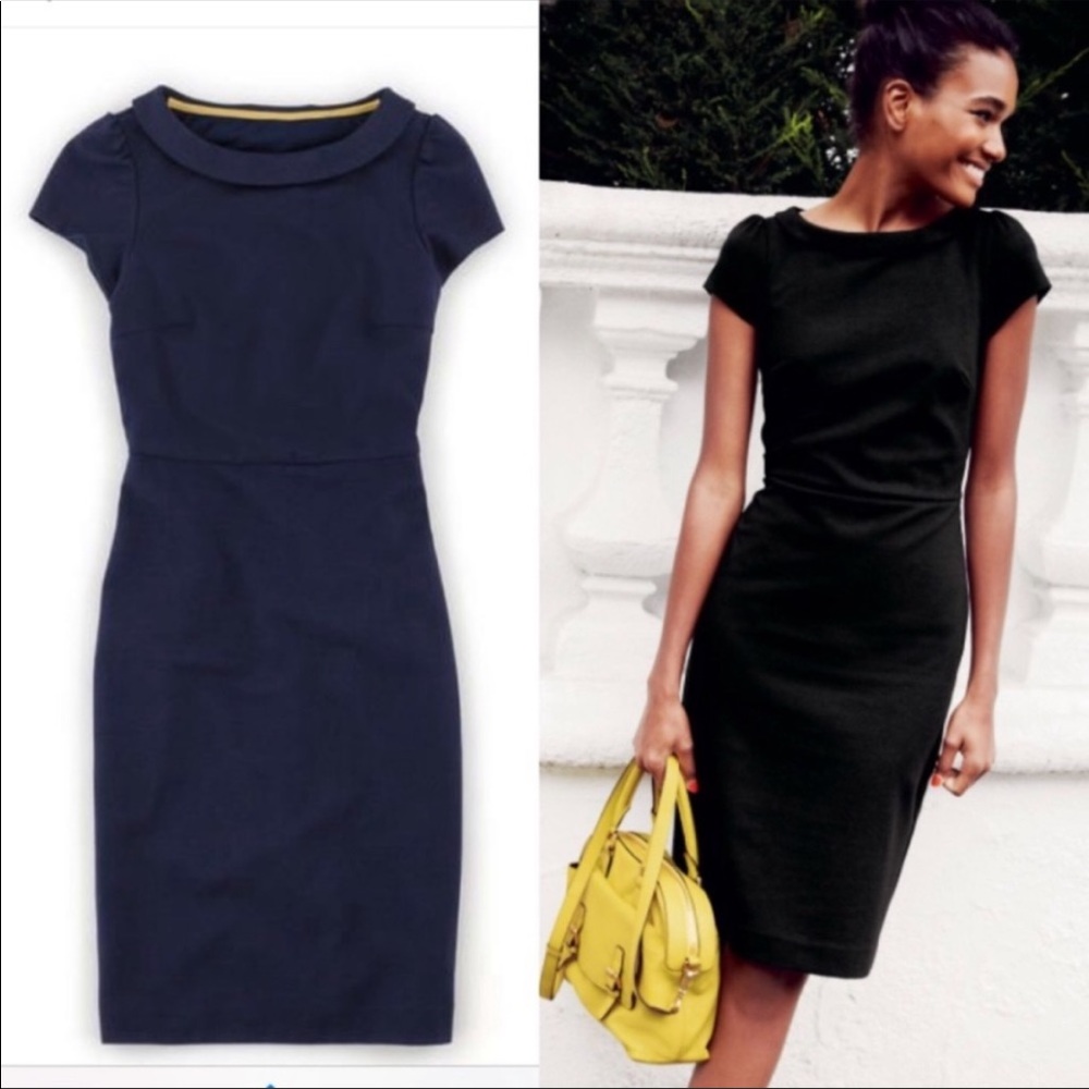 Navy Boden Sheath Dress